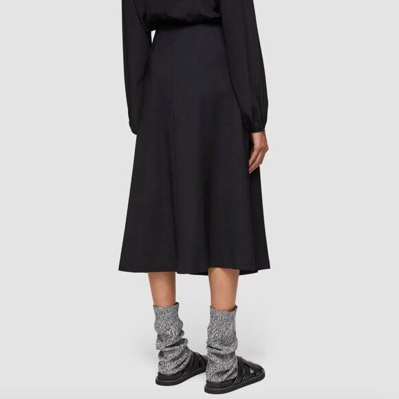 Joseph "Safra" Black A-Line Skirt, size 44 (fits 10/12) - Picture 2 of 10